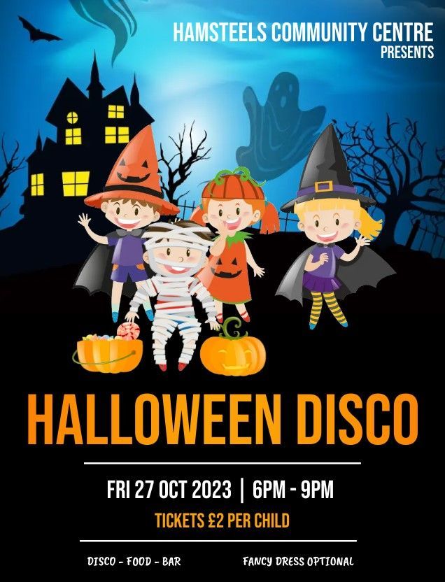 Halloween Disco 27 Oct